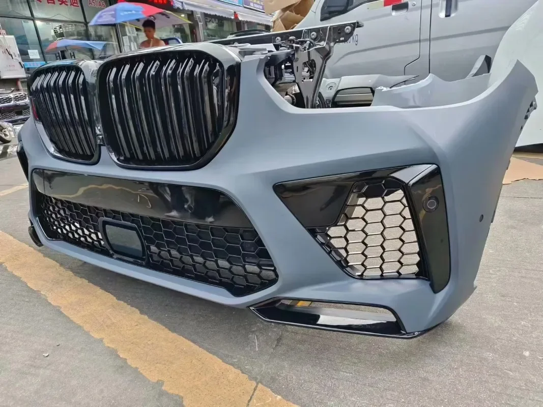 For X5 F95 M Original Front Nose Assembly Front Bumper Grille Headlight Fog Lamp Water tank Frame Condenser Collision Beam