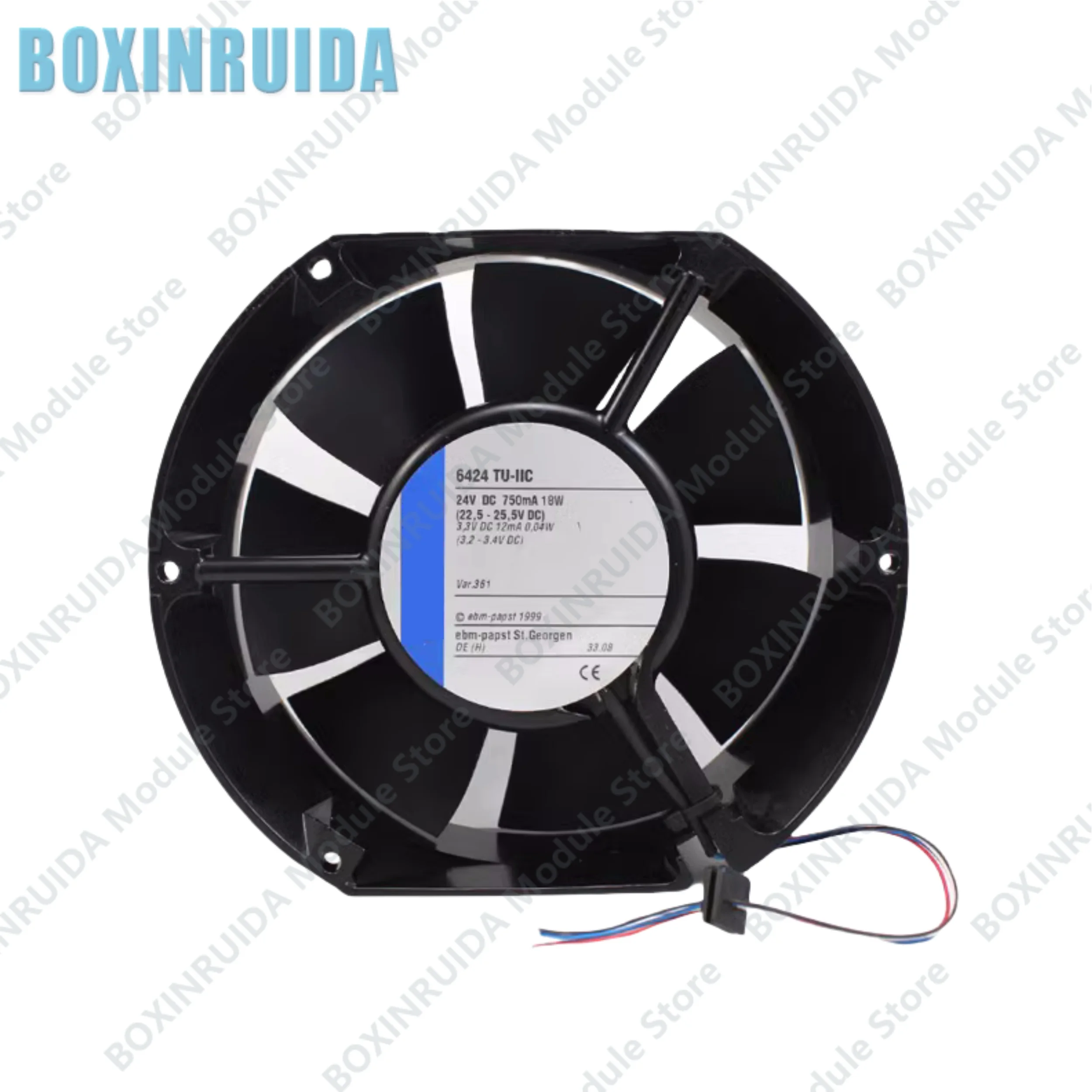 Brand new original 6424TU-IIC 24V 18W IP68 waterproof fan cooling fan