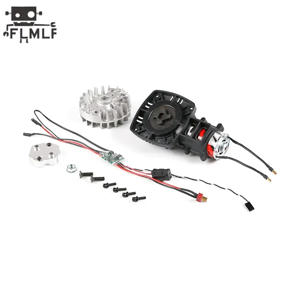 Kit di avviamento elettrico con una chiave per auto RC di seconda generazione adatto al motore 23CC-45CC per 1/5 Hpi Rofun Km Rovan Baja Losi 5ive-T FG Redcat