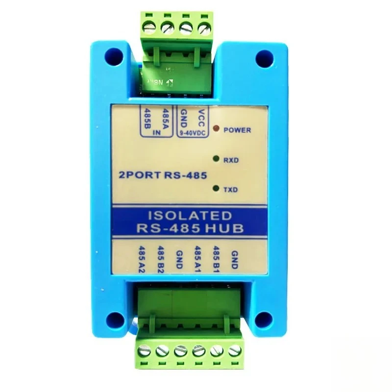 2/4/8 RS485 Signal Amplifier Hub Repeater Anti-interference Photoelectric Isolation Lightning Protection Inverter