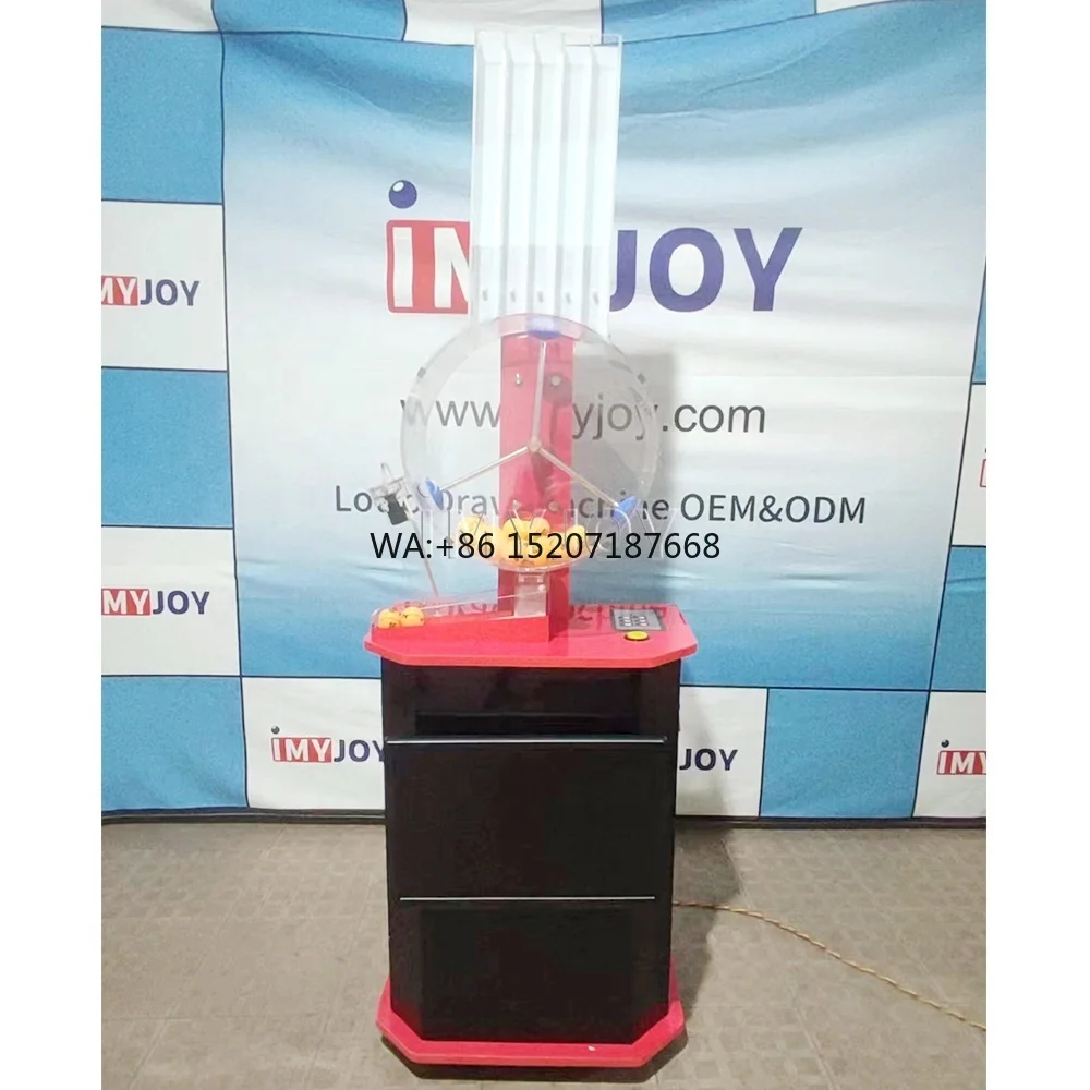 Máquina electrónica de lotería de un solo dígito para sorteo en línea, pelotas con números de loto de Ping Pong para juegos de Bingo