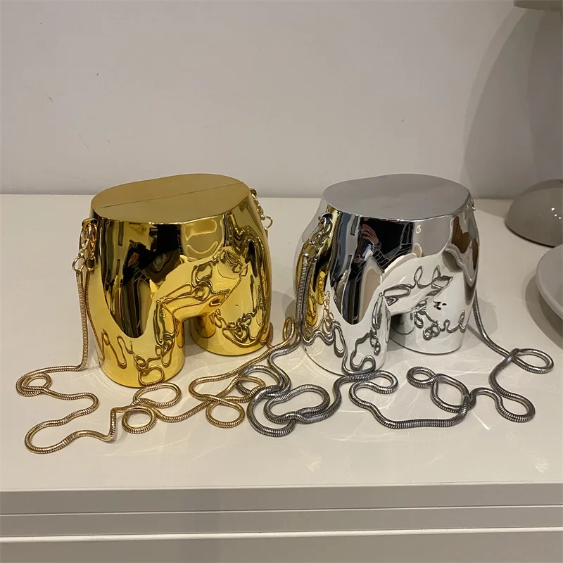 

New! Quirky Women's Lip - shaped Crossbody Bag - Niche Design, Shiny Chain, Versatile Single - Shoulder Purse