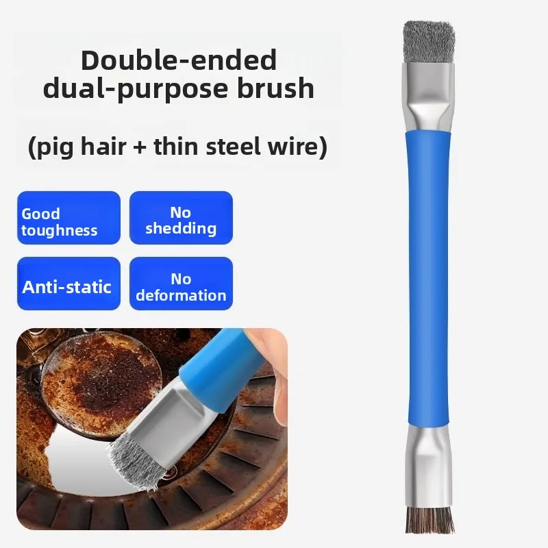 Safe Brush Anti-Static Motherboard PCB Cleaning Brush for Mobile Phone Repair Tools Kit Double Head Convenience