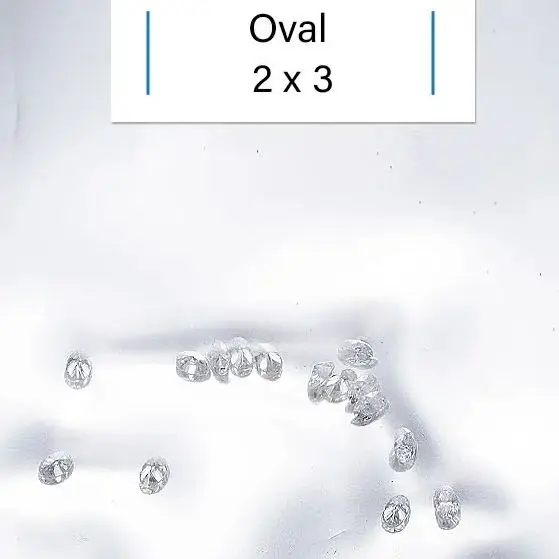 Mini Size 10pcs White Oval Cut Moissanite D VVS1 With GRA Certificated Pass Diamond Tester Pen II for Rings Makingemtone Factory