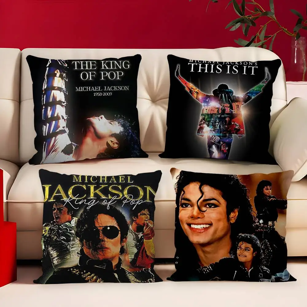 

Singer M-Michael J-Jacksons Pillow Cushion Cover Pillowcase Living Room Sofa Home Decor Customized