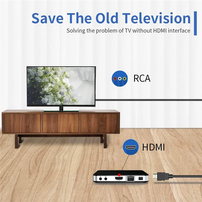 HDMI-Compatible To RCA Cable, 1080P 5Ft/HDMI-Compatible Male To 3-RCA Video Audio AV Cable Connector Adapter for TV HDTV