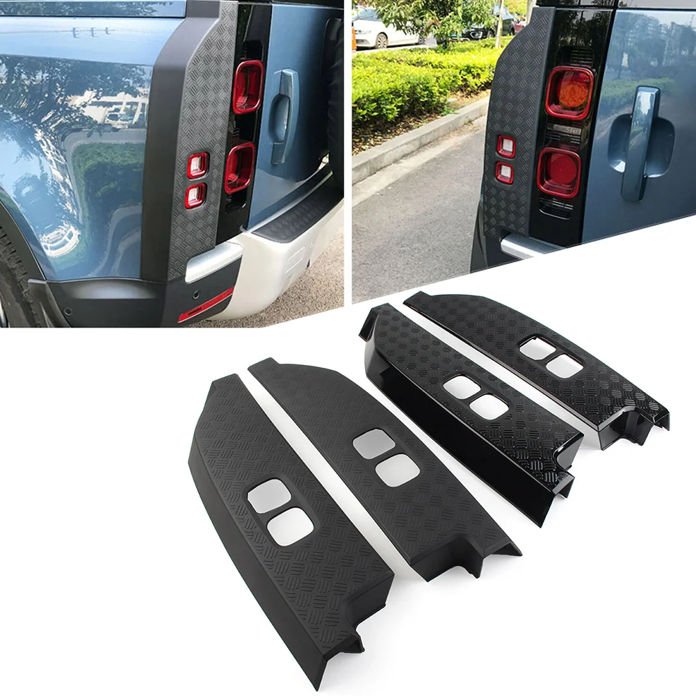 

1Pair Car Rear Tail Light Indicator Light Cover Trim Replacement For Land Rover Defender 90 110 2020 2021 2022 2023
