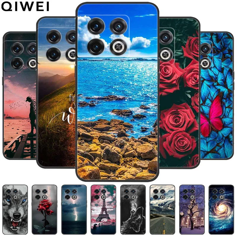 Funda para Oneplus 10 Pro 5G Funda de silicona Lobo León Fundas traseras de teléfono suave para One Plus 10T 10 T Funda protectora Capa 10Pro
