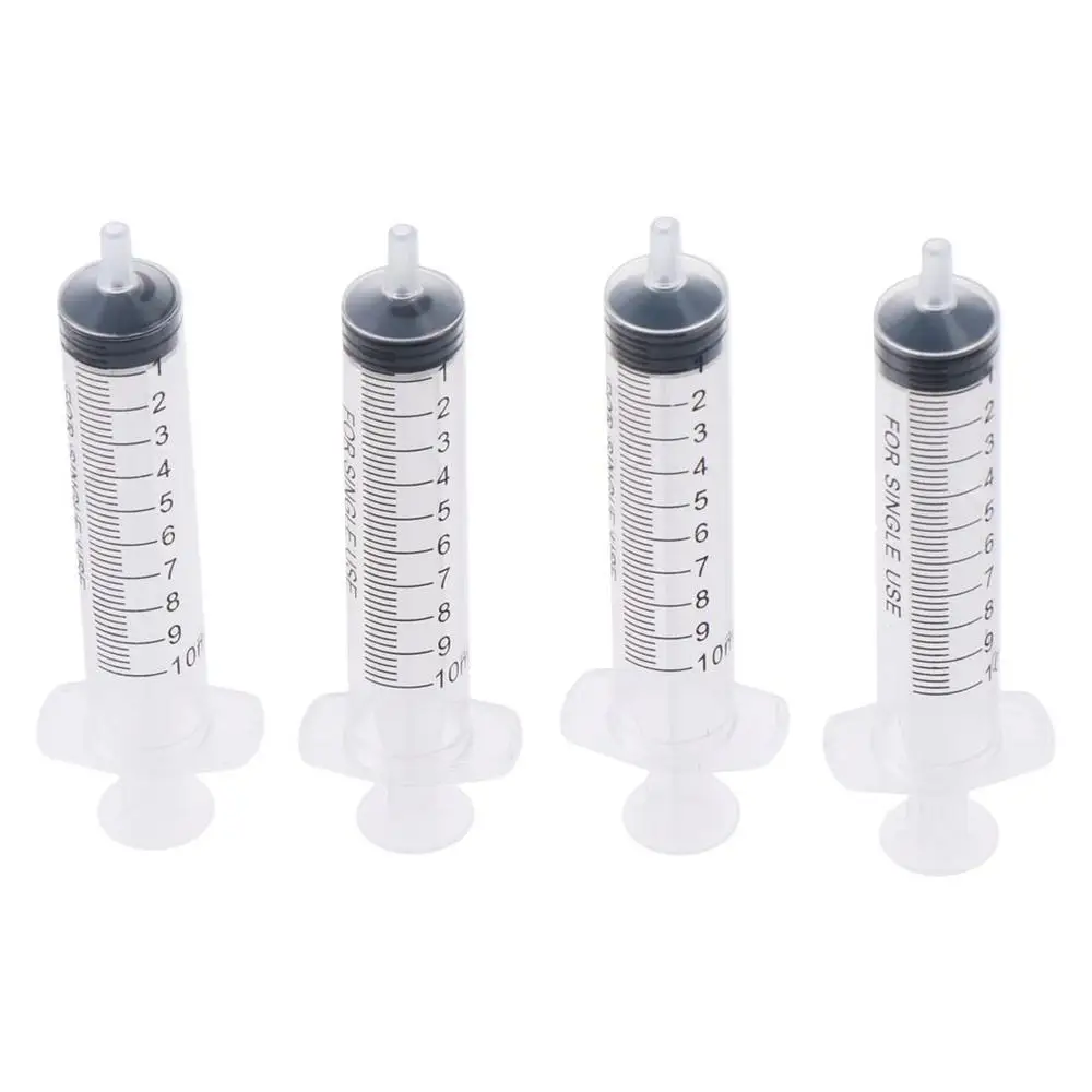 

30Pcs Transparent 10ml/cc Plastic Syringe Reusable Large Syringes Tools Pets Feeding Accessories Oil or Glue Applicator