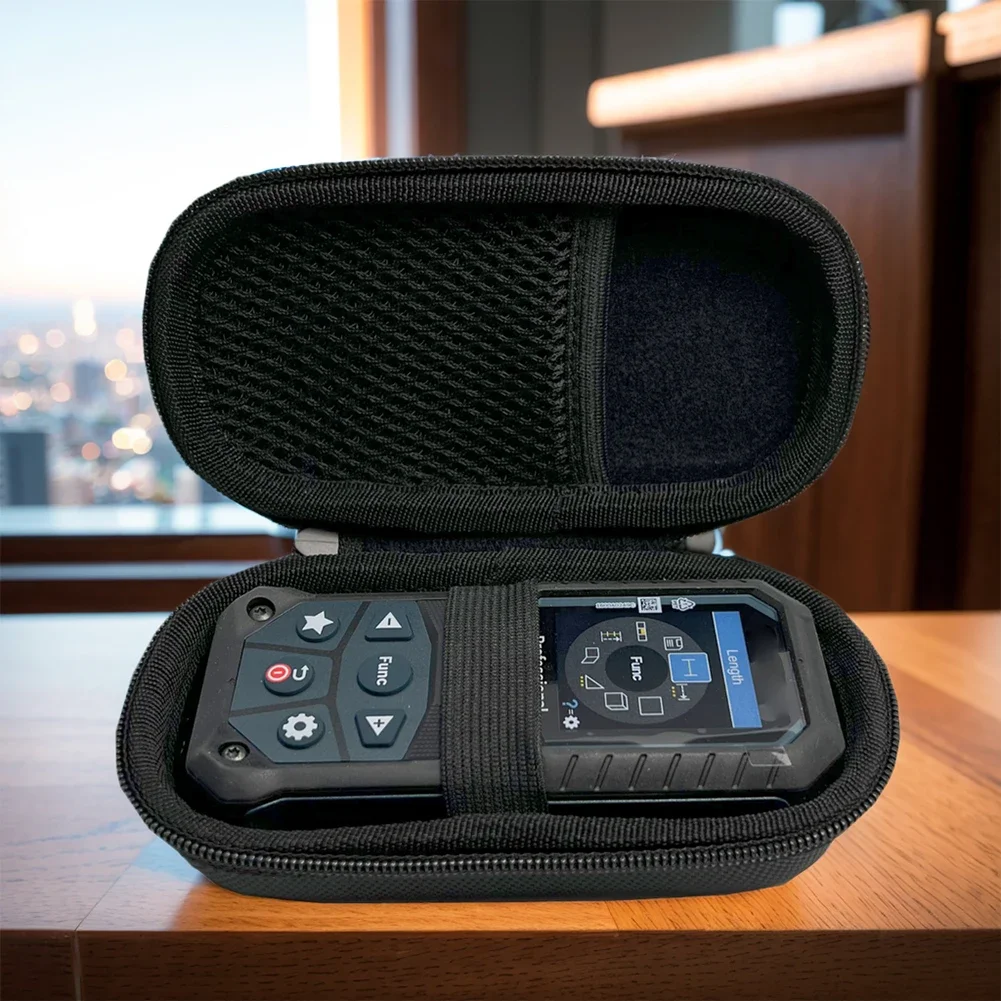 Hard Carrying Case with Mesh Pocket Hard Storage Travel Case Shockproof EVA Organizer Case for Bosch GLM Laser Distance Measure