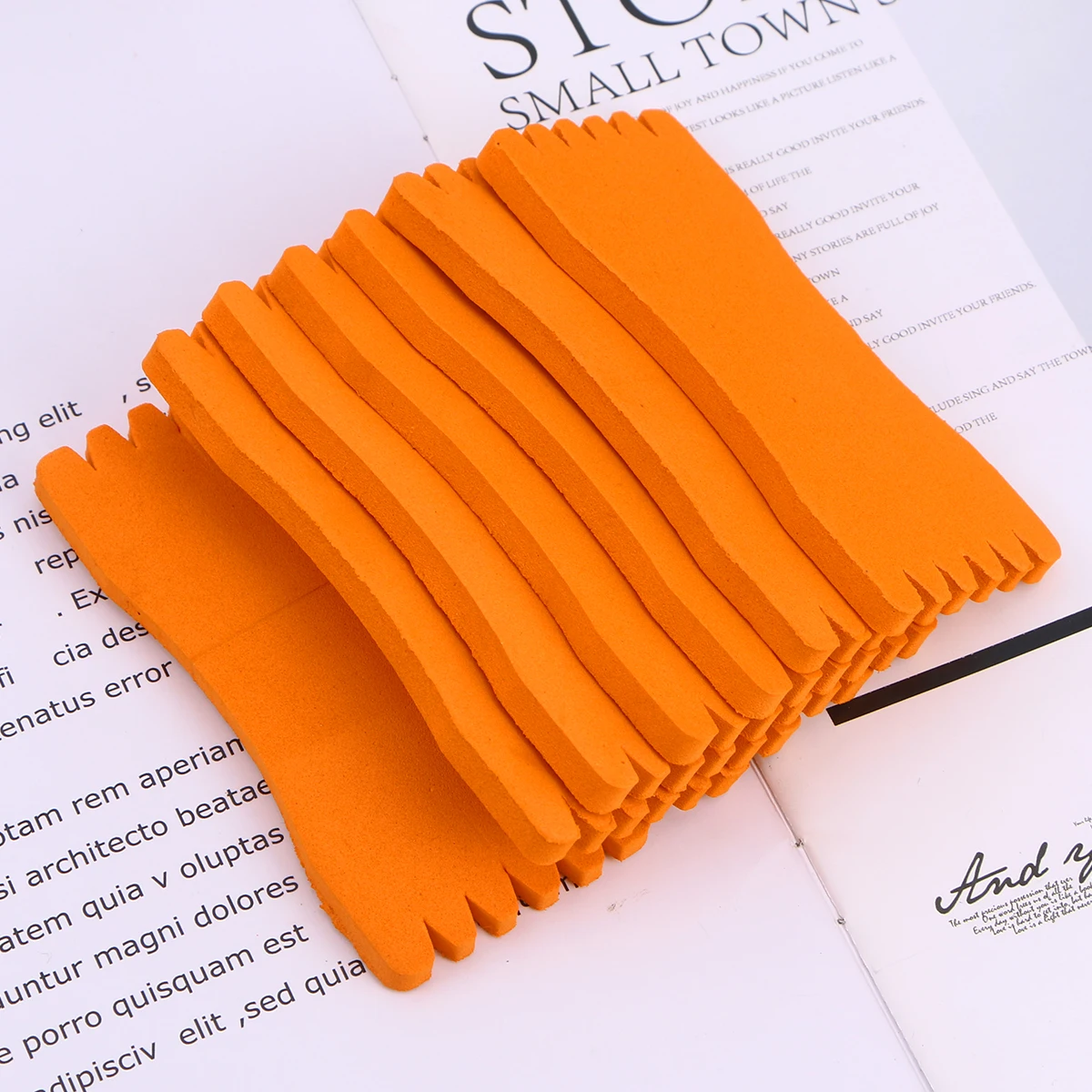 

20pc Foam Fishing Spool Sponge Line Holder Coil Winder Reel Organizer Gear Bobbin Tackle Wrap Cable Portable Ultralight Small