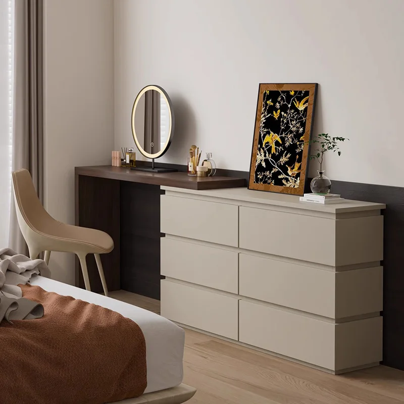 

Cosmetics Bedroom Vanity Table Makeup Chair Storage Drawers Mobile Luxury Dressing Table Organizer Penteadeira Home Furniture