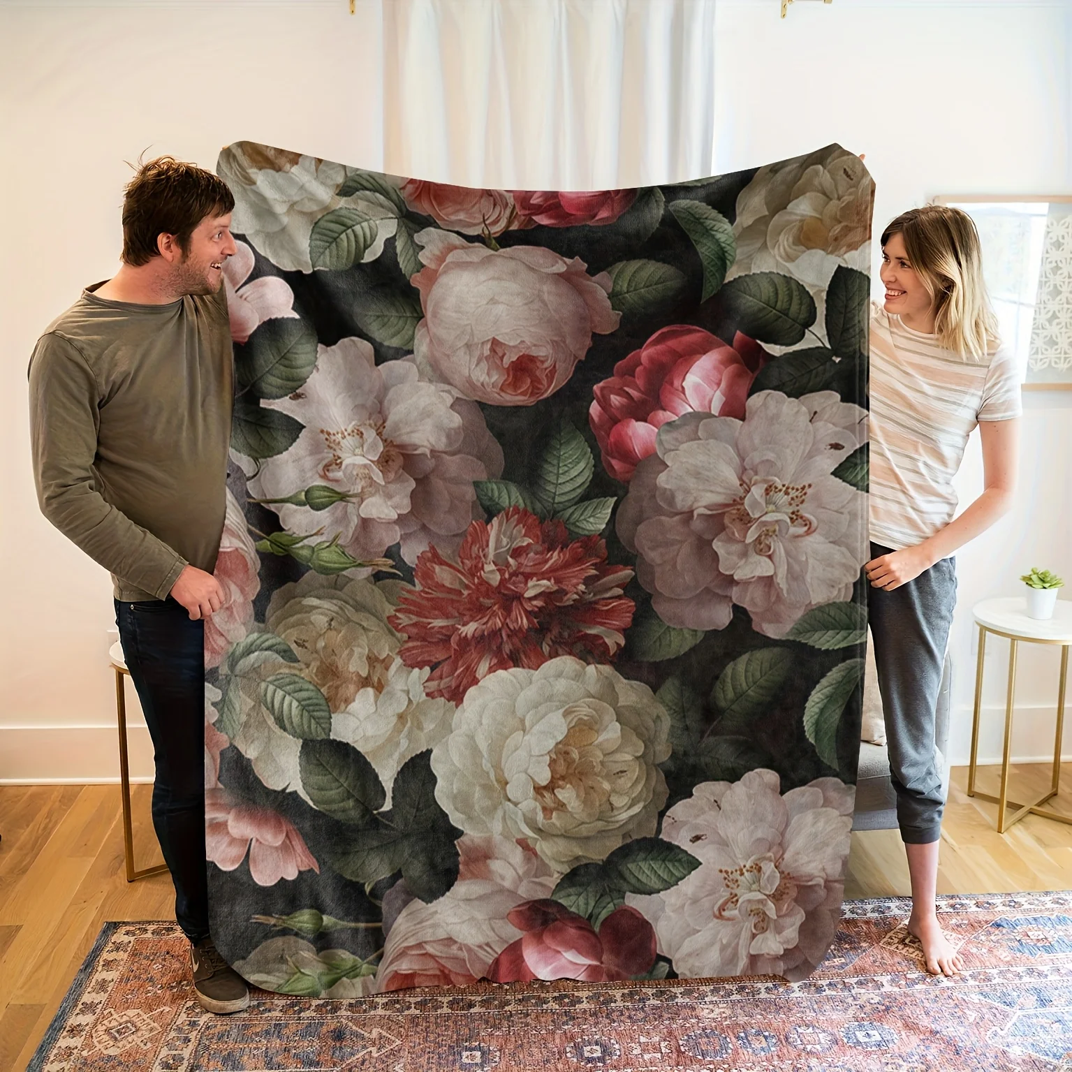 

Роскошное фланелевое одеяло «Холодное сердце волк» — 100% полиэстер, зимняя живописная одеяло, всесезонный подарок