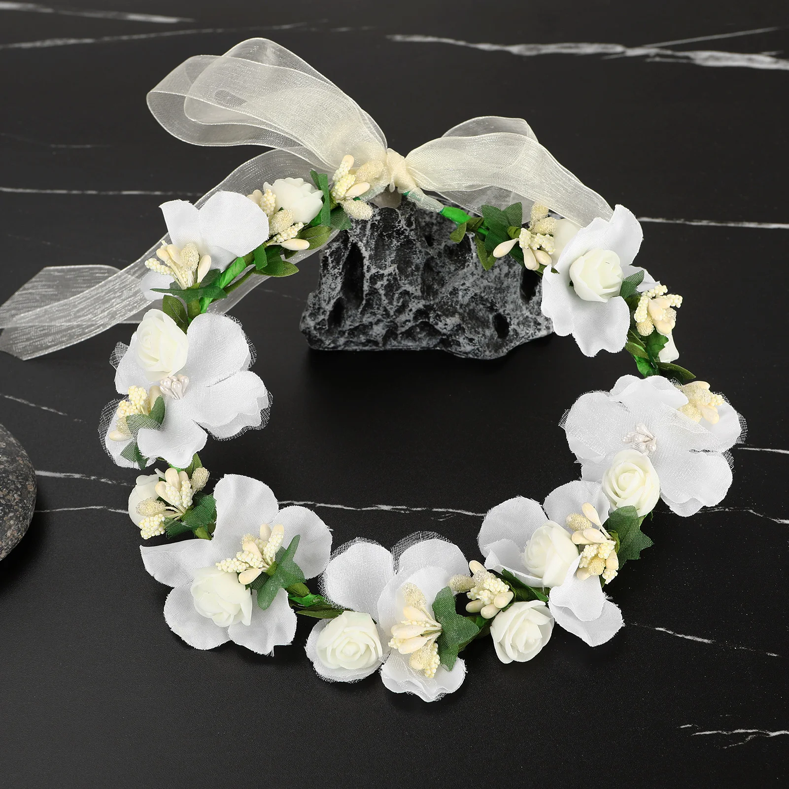 

Женская повязка на голову с цветами в лесном стиле, реалистичная декоративная повязка с цветами для подружек невесты, для свадьбы и выступлений