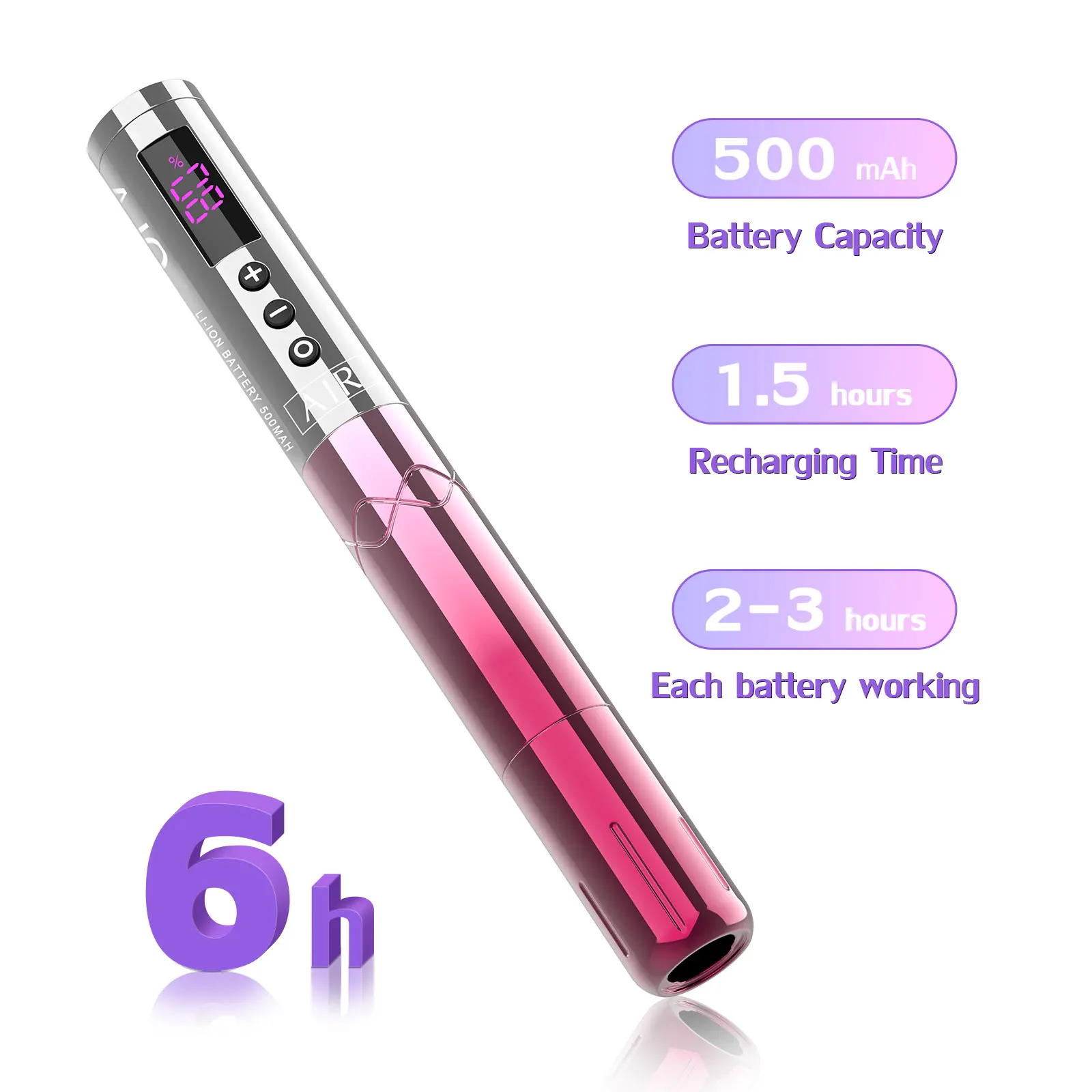 EZ LOLA AIR ワイヤレスバッテリー式永久メイクアップペンマシン PMU 