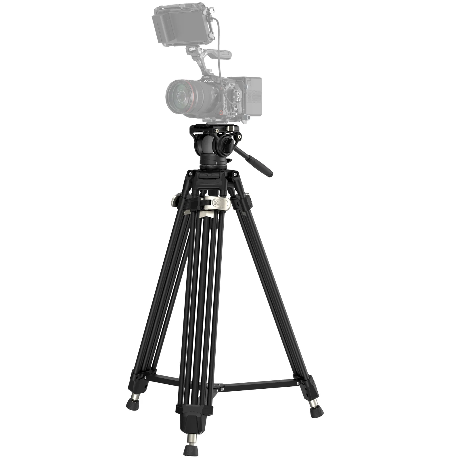 SmallRig 4163/4164 FreeBlazer Heavy-Duty Aluminum Alloy Tripod Kit AD-80 One-key Locking Quick Height Adjustment Tripod For Vlog