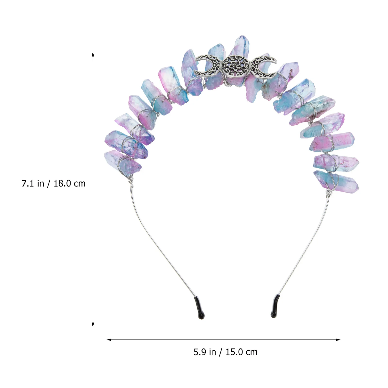 

Crystal Band Alloy Tiara For Women Elegant Crown Headdress Goddess Hair Decor Birthday Party Accessory Hair Styling Tool