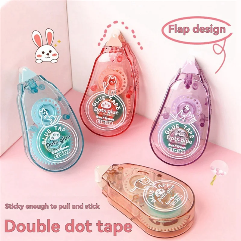 

J1UL1N 4-ролики с двусторонней клейкой лентой и распределителем клея, используются для ручного изготовления, школ и офисов.