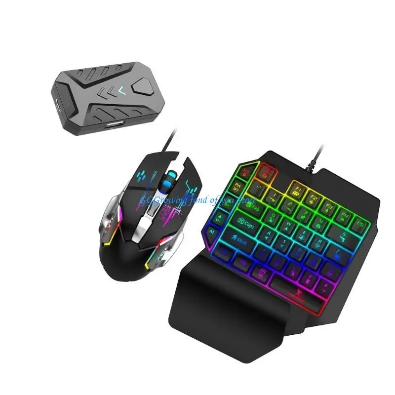 محول الماوس لوحة مفاتيح ألعاب H9EB ، محول محول لوحة مفاتيح ألعاب الأجهزة المحمولة ، لجهاز لعبة الهاتف المحمول