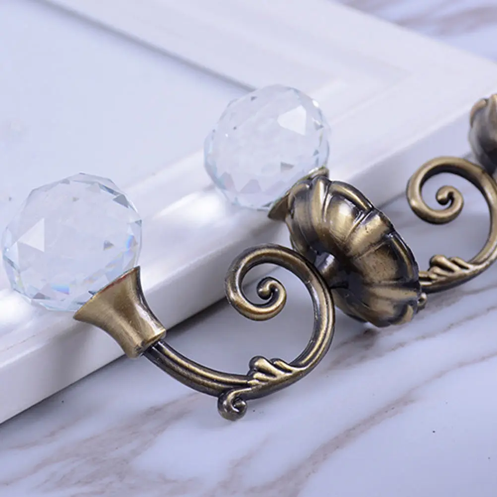 

2Pcs Delicate Alloy Curtain Hooks Retro Metal Wall Hooks Strong Coat Hangers Creative Curtain Tiebacks Home Drapery Accessories