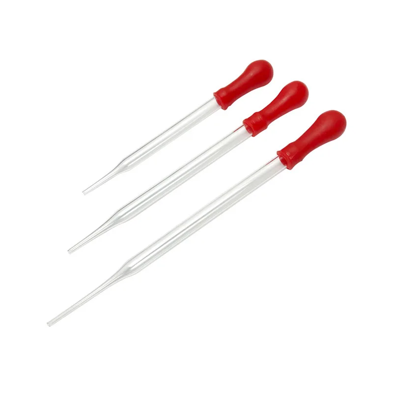 

40pcs Red Silicone Dropper Caps High Elasticity Chemical Resistant Universal Fit For Glass Pipette Dropper Bulb Tips Lab