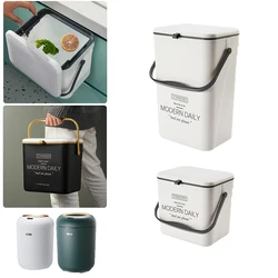 7/12L Wall Mounted Trash Can Large Capacity Kitchen Recycling Garbage Basket Bathroom Wall Mounted Trash Bin with lid Dustbin