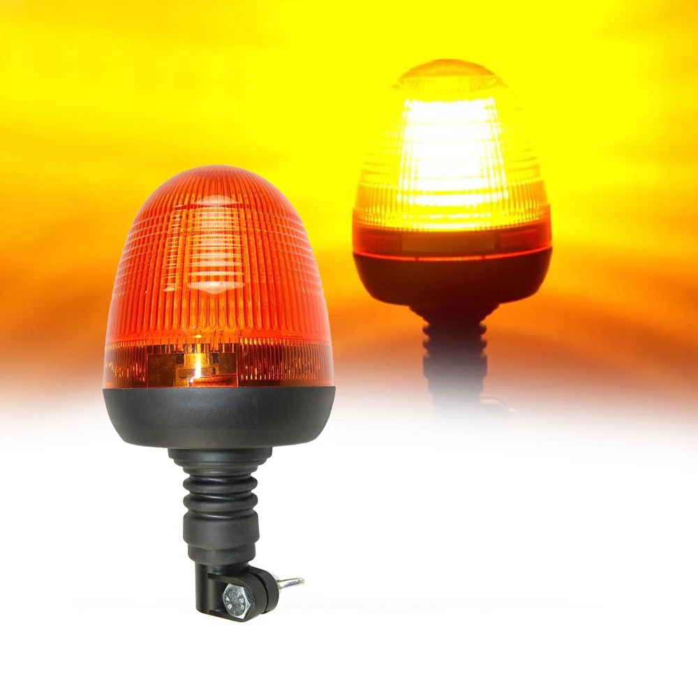 Faro LED giratorio para Tractor, luz estroboscópica de advertencia, intermitente de emergencia, lámpara de señal para camión y coche, 3 modos, 12V,