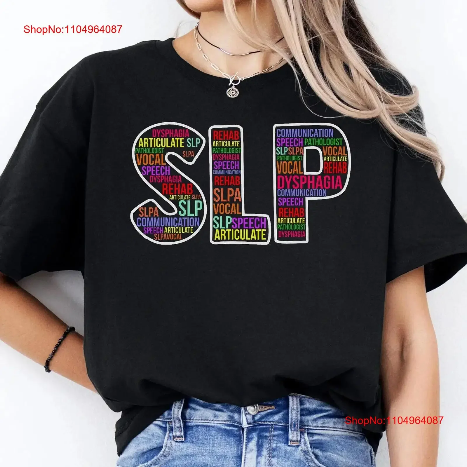 

Speech Pathology SweaT T Shirt SLP PathologisT Therapy Language vintage Washed Soft Comfortable fashion Versatile Casual