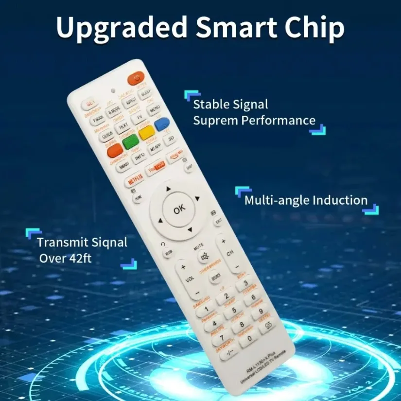 جهاز تحكم عن بعد بديل عالمي L1130 لجميع العلامات التجارية تلفزيون التلفزيون RM L113 12 RM L1130 8 صندوق تلفزيون للتحكم في المنزل الذكي #1