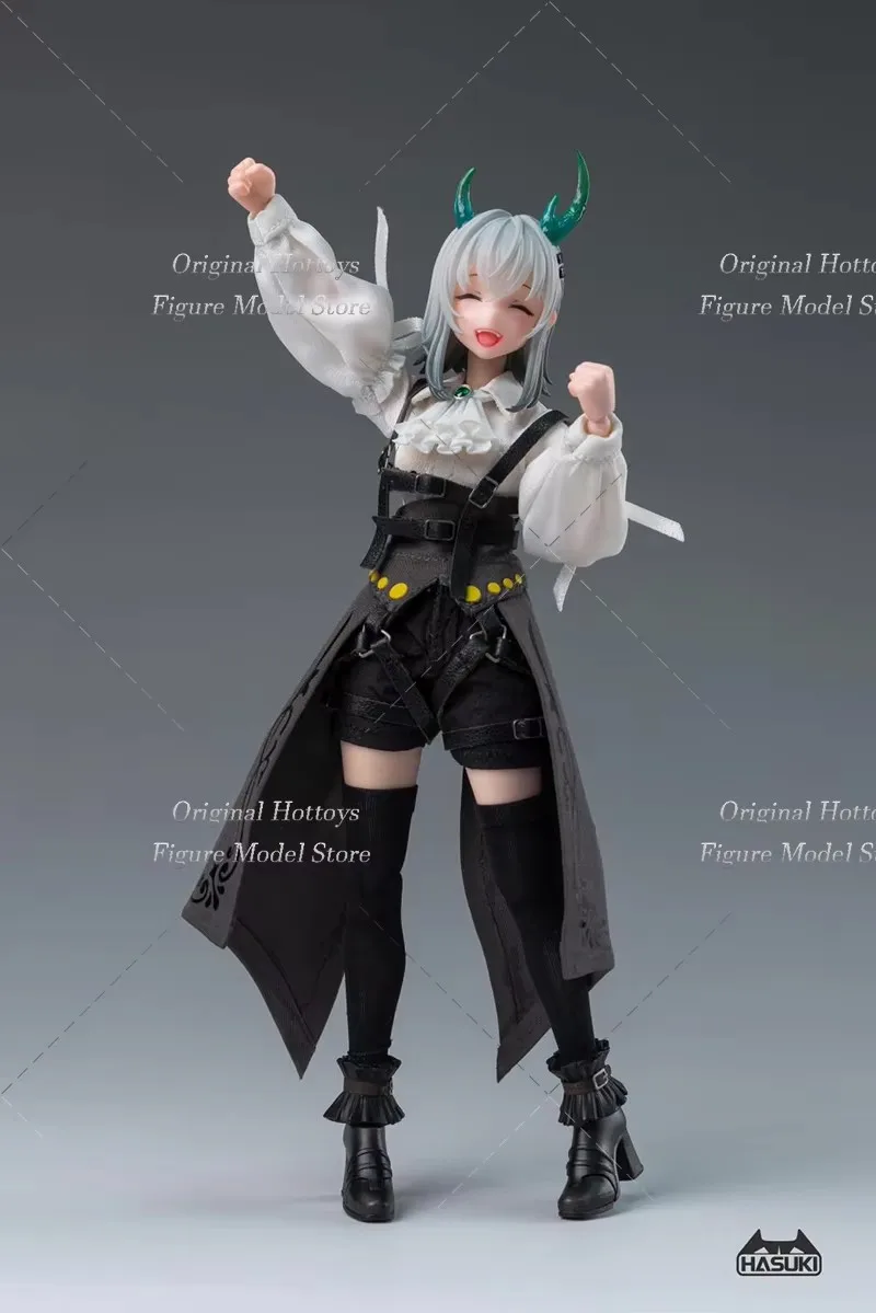 HASUKI PA008 1/12 Scale Female Soldier Gloria Pocket Art Series Rose Knight Full Set 6-inch Action Figure Doll Collection