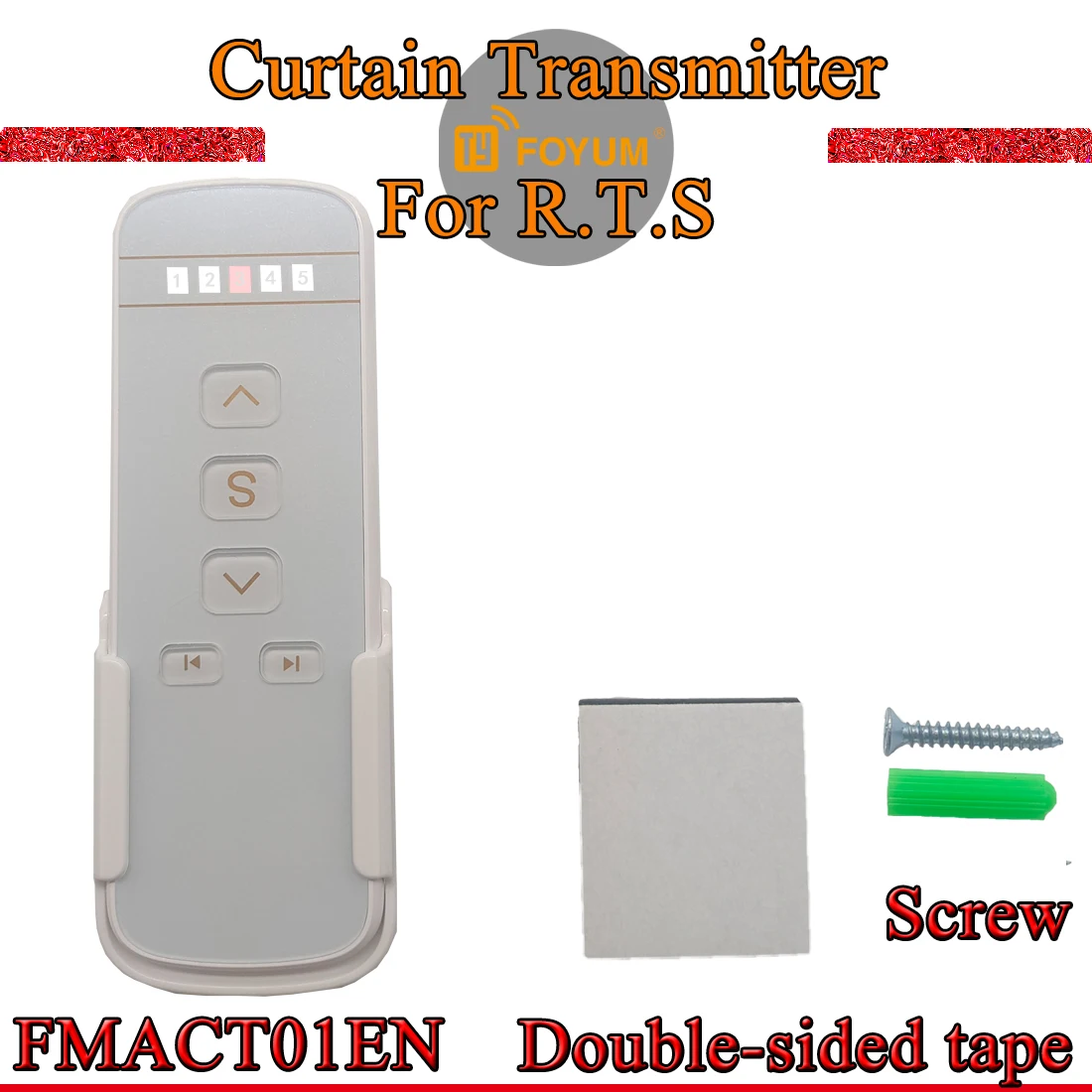 Telis 1 4 Pure 433.42MHz 5 Channel Remote Control Curtain Controller Transmitter Replacement 1810633 1810632 1810632A 1810631