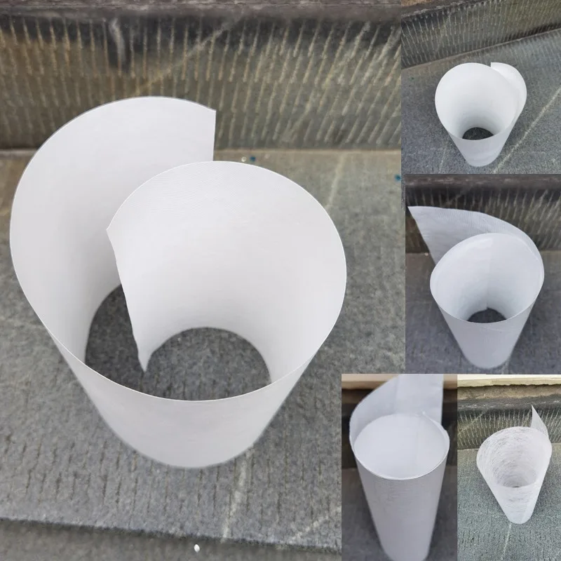 Unique Creative White Paper Fabric DIY Wave Shaped Design Background Cloth Shop Exhibition Ceiling