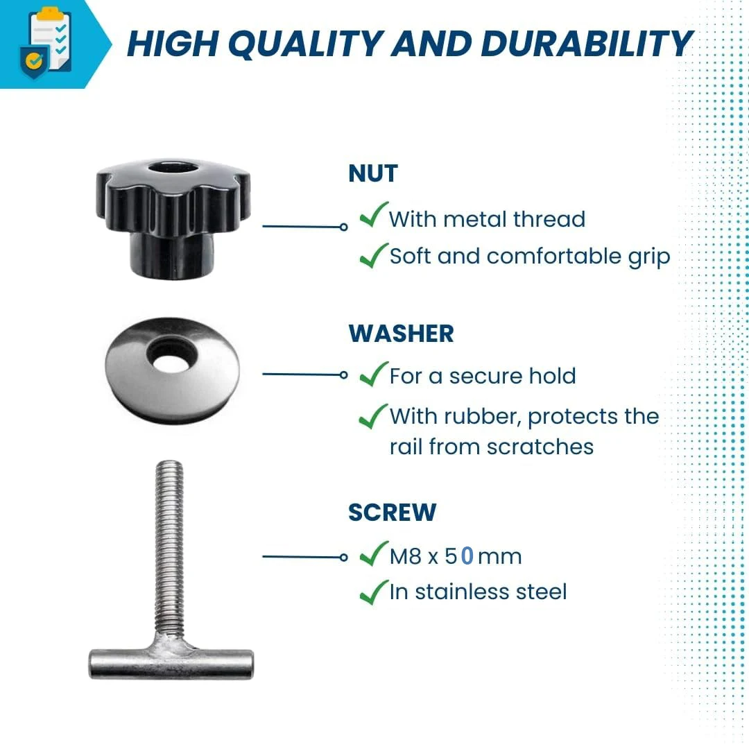 Caravan Rail Load Securing RV Rail Guard Anchor Base Accessories 7h5883189e 7h5883084c 7e5883189a Fastening Screws For Vw T5 T6