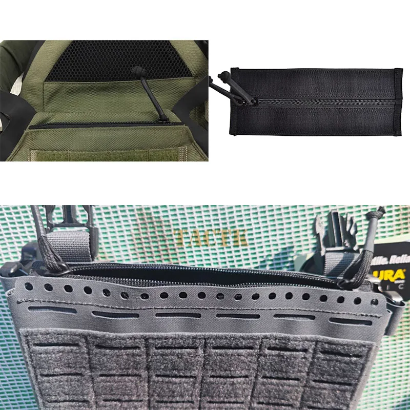 

Long and short Tactical Chest Zipper, Tactical Vest Chest Zipper Bag