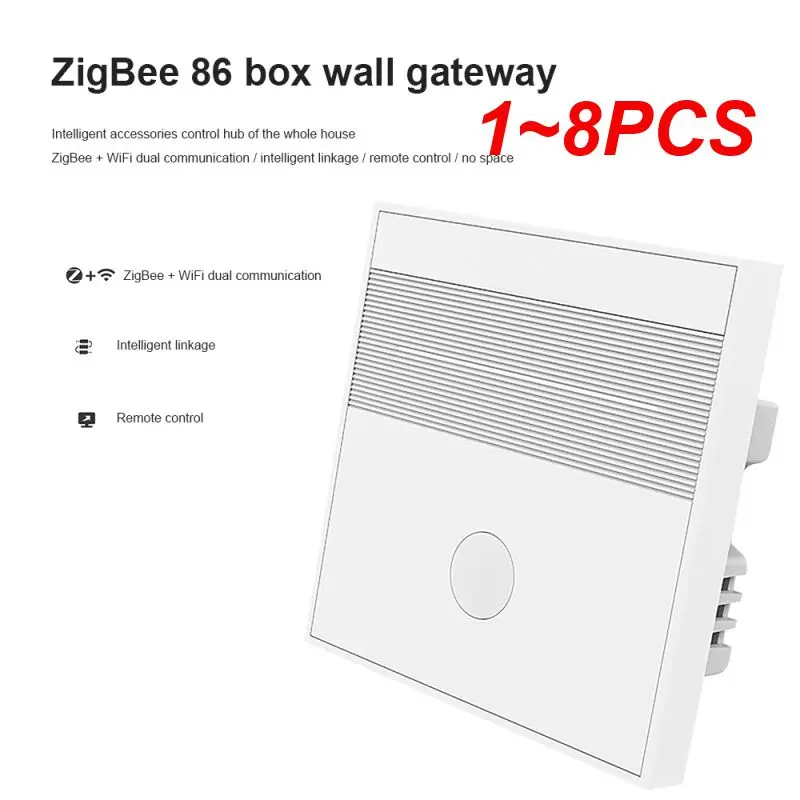 

1~8PCS Tuya Smart Home Mini High Quality 2.4ghz Wifi Easy To Install Flame-retardant Pc