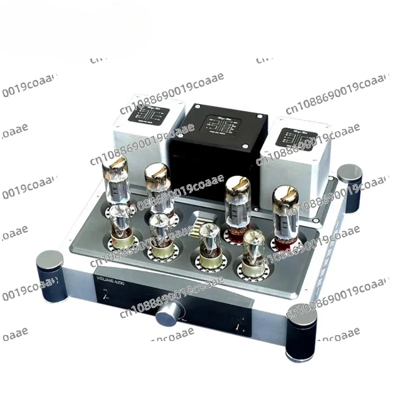 Audio A40 Push-pull EL34 Tube Amplifier Audiophile 40W*2 Hifi Aluminum Chassis Power Amp Home Theater Stereo Amplifier