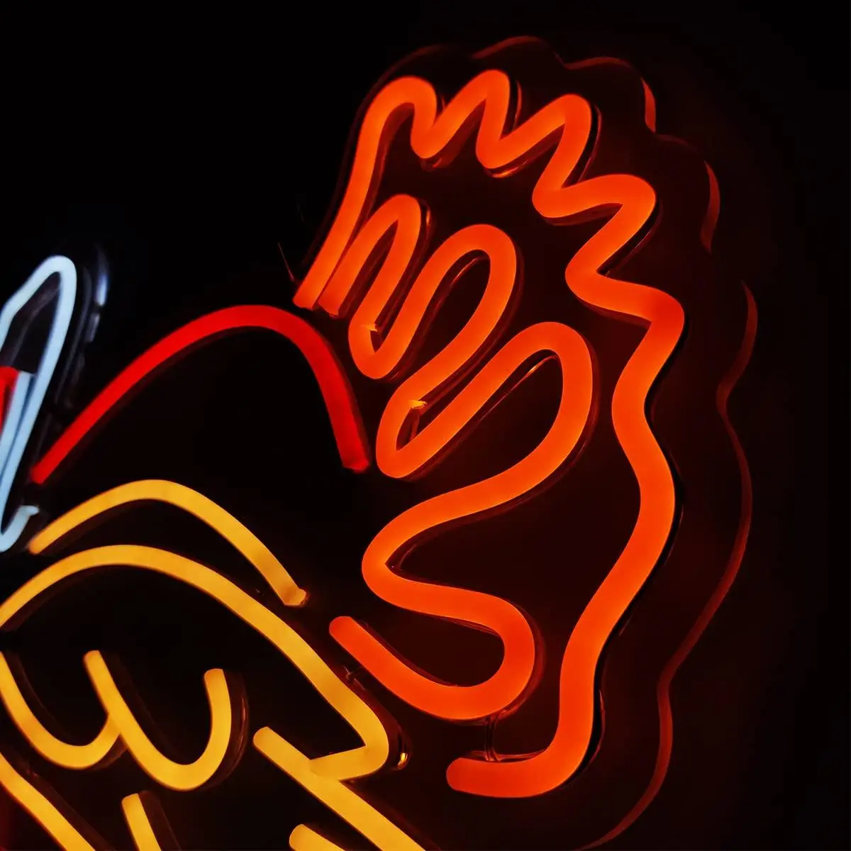 Turkey Animal Neon Sign USB Dimmable LED Lights For Beer Bar Nightclub Shop Window Restaurant Home Party Wall Decoration Gifts