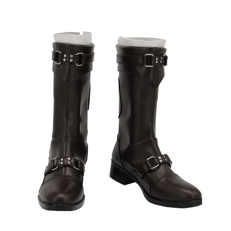 لعبة FF7 طبعة جديدة من Leslie Kyle أحذية كوسبلاي أحذية دعائم لحفلات الهالوين لعب الأدوار مصنوعة حسب الطلب Aksesorix;3,d'6.r;8'w,