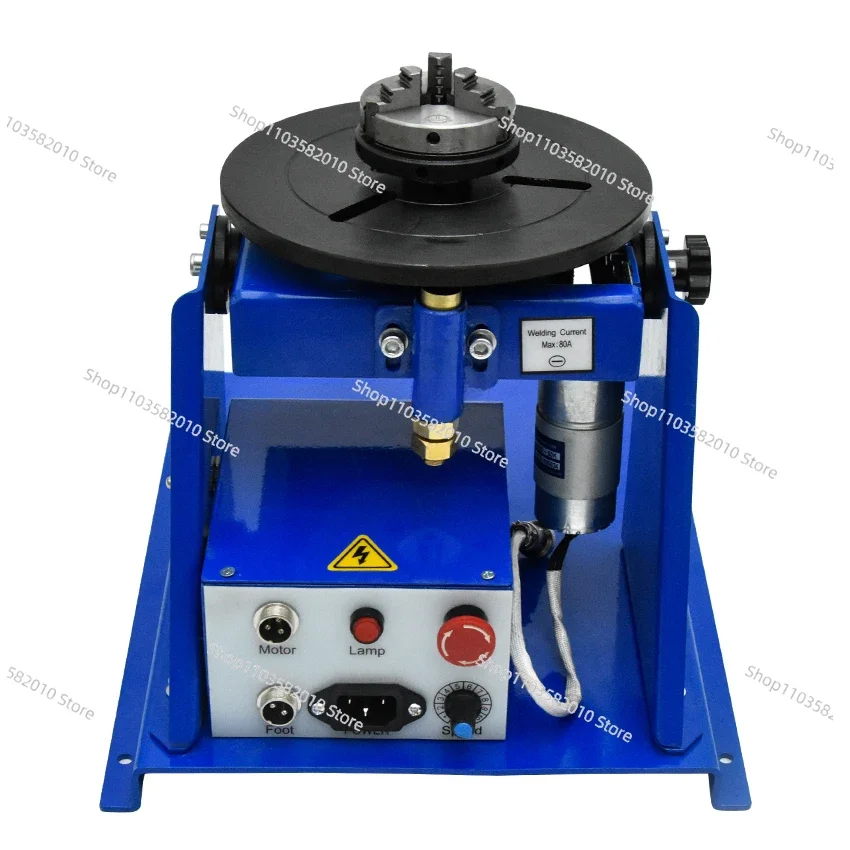 BWJ-10 Rotary Welding Positioner Welding Turntable 10KG Welding Positioner Turntable Table AV220/110V 80A 2-20r/M (1-10rr/M)