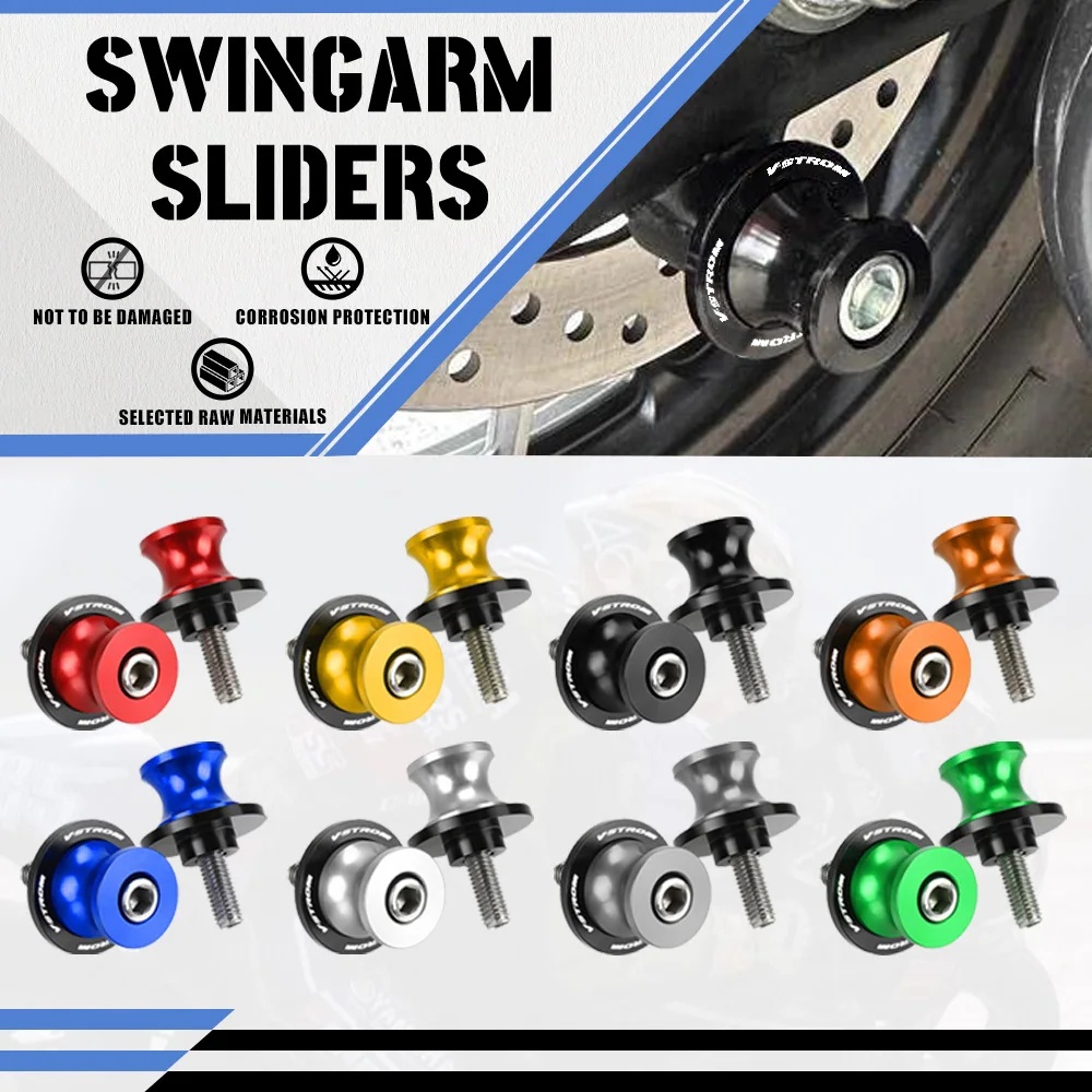 

Motorcycle Accessories Swingarm Spools 8MM Stand Screws For SUZUKI V-STROM 800 DE 1050 DE VSTROM 800DE V STROM 1050DE 2023