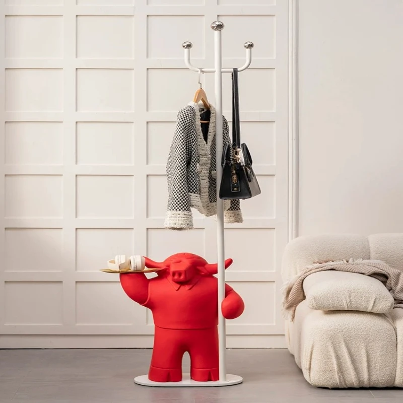 Floor-to-ceiling hanger Entrance door Cartoon ornament Household hanger