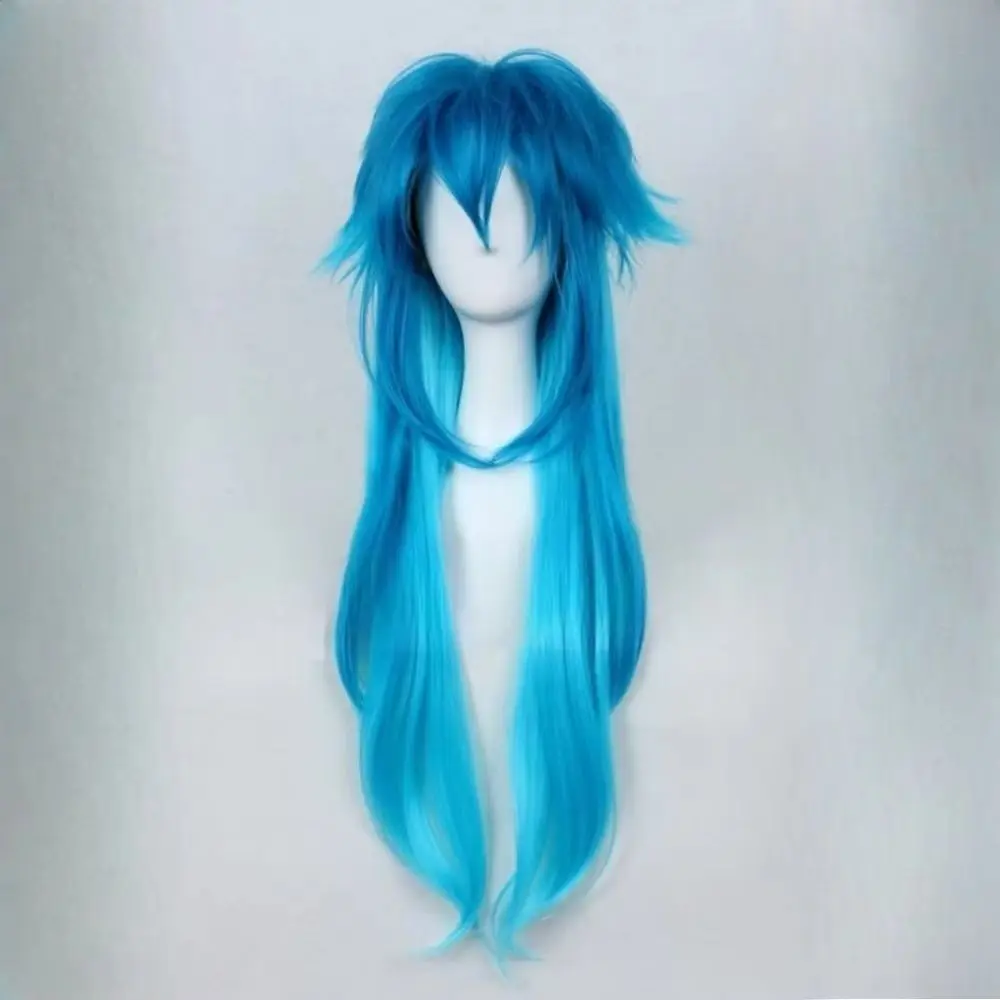 

Синий парик DJ Pon 3 для косплея, парик MLP для косплея, градиентный синий термостойкий парик из синтетических волос