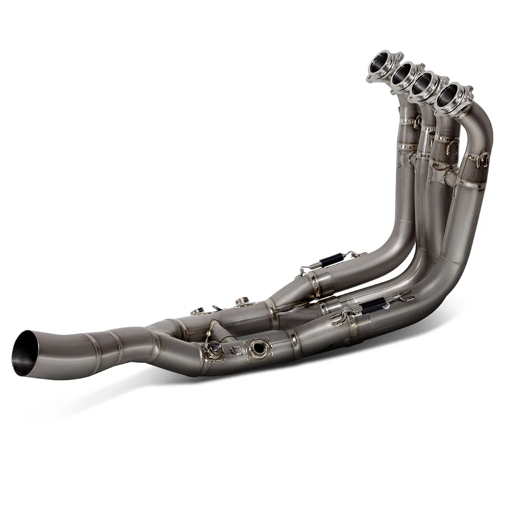 E-B10E8 Full Kit Exhaust Line For BMW S1000RR S1000R 2019-2025 Titanium Header Escape Front Link Pipe Slip On Original Muffler