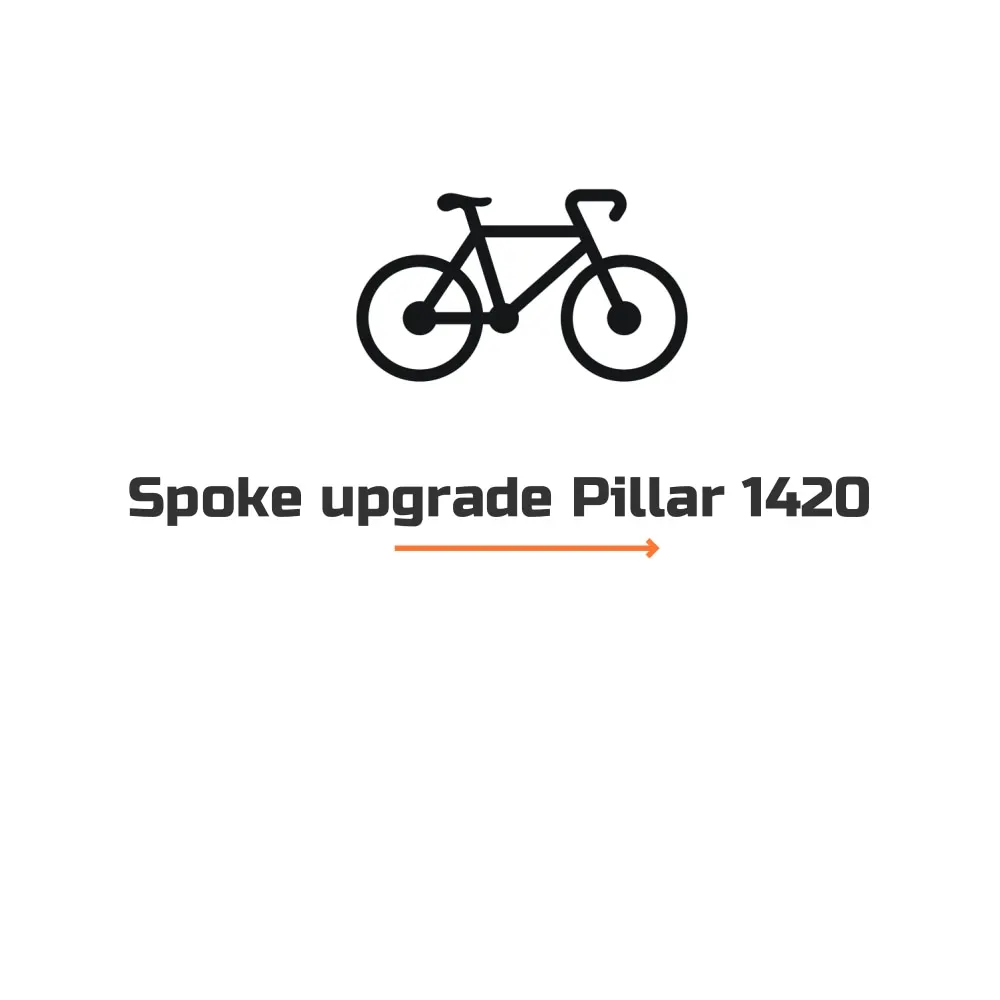 Cost for upgrade the spokes from Pillar 1432 to Pillar 1420 for 20/24 holes wheels