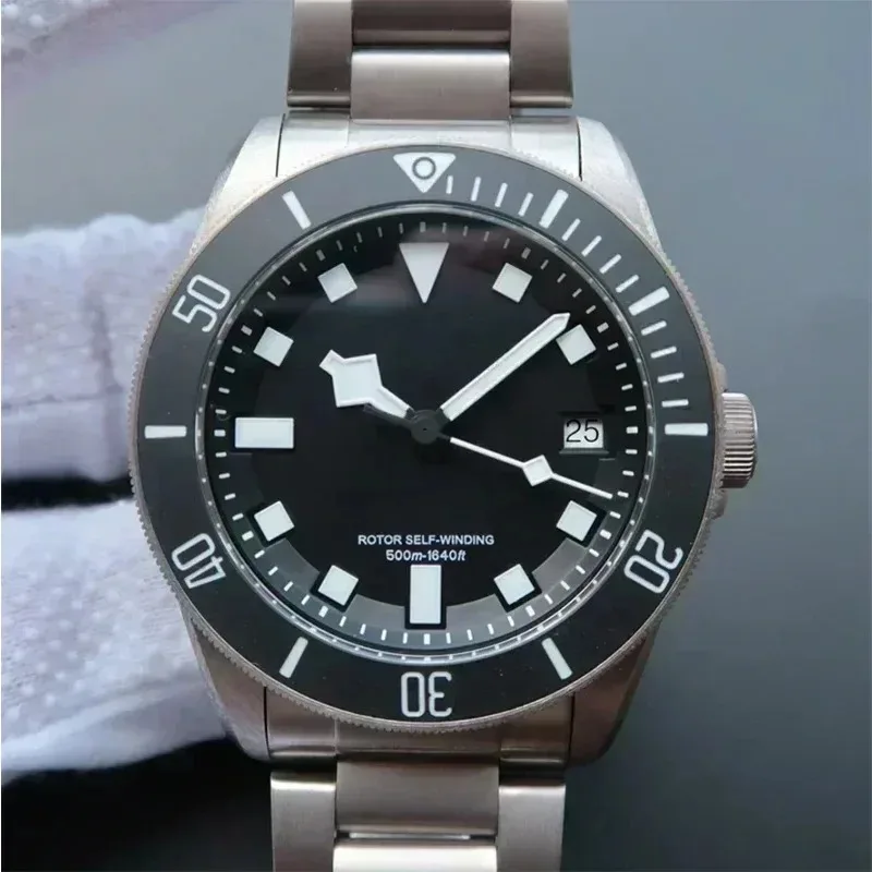 2024 NEW VIP Luxury New Men Watch Automatic Mechanical Movement Black Blue Ceramic Bezel Stainless Steel Bracelet 42mm Sapphire