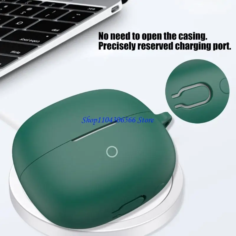 

02DD Flexible Earbud Protective Case Shockproof Shell Washable Housing Antidust Sleeve Prevents Entry Of Dirt for Buds Clip
