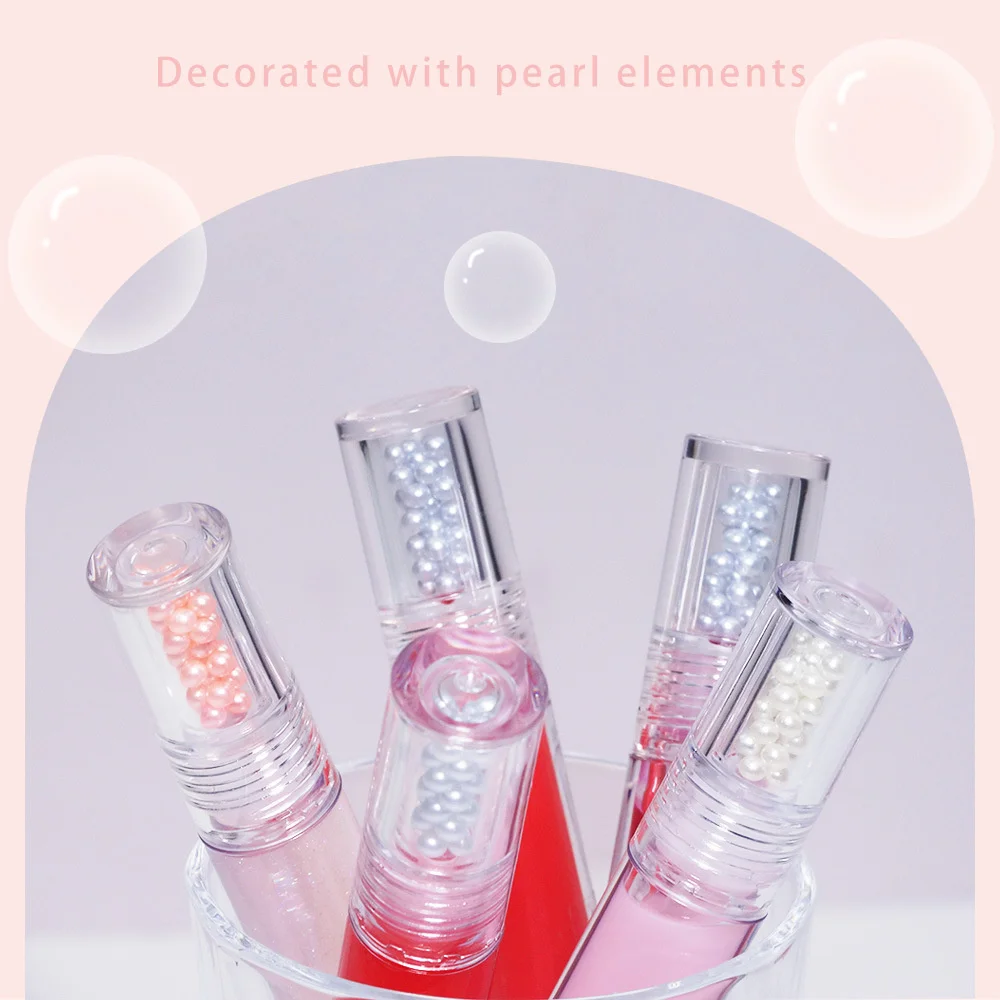 Transparenter Lip gloss feuchtigkeit spendender dauerhafter Spiegel erfordert super feuchtigkeit spendende beliebte feuchtigkeit spendende Lippen balsam kosmetik