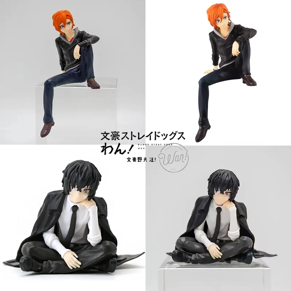 Figur Aksi Anime Jepang Osamu Dazai Bungo Stray Dogs, Koleksi Model PVC, Mainan Periferal, Hadiah