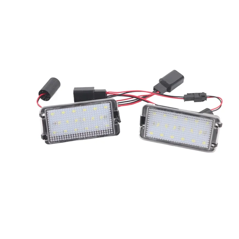 LED Number Plate Light Error Free License Plate Lamp For Seat Altea 2005-2009 Arosa Cordoba 6K 6L Leon 1M Toledo 5P Ibiza 6L