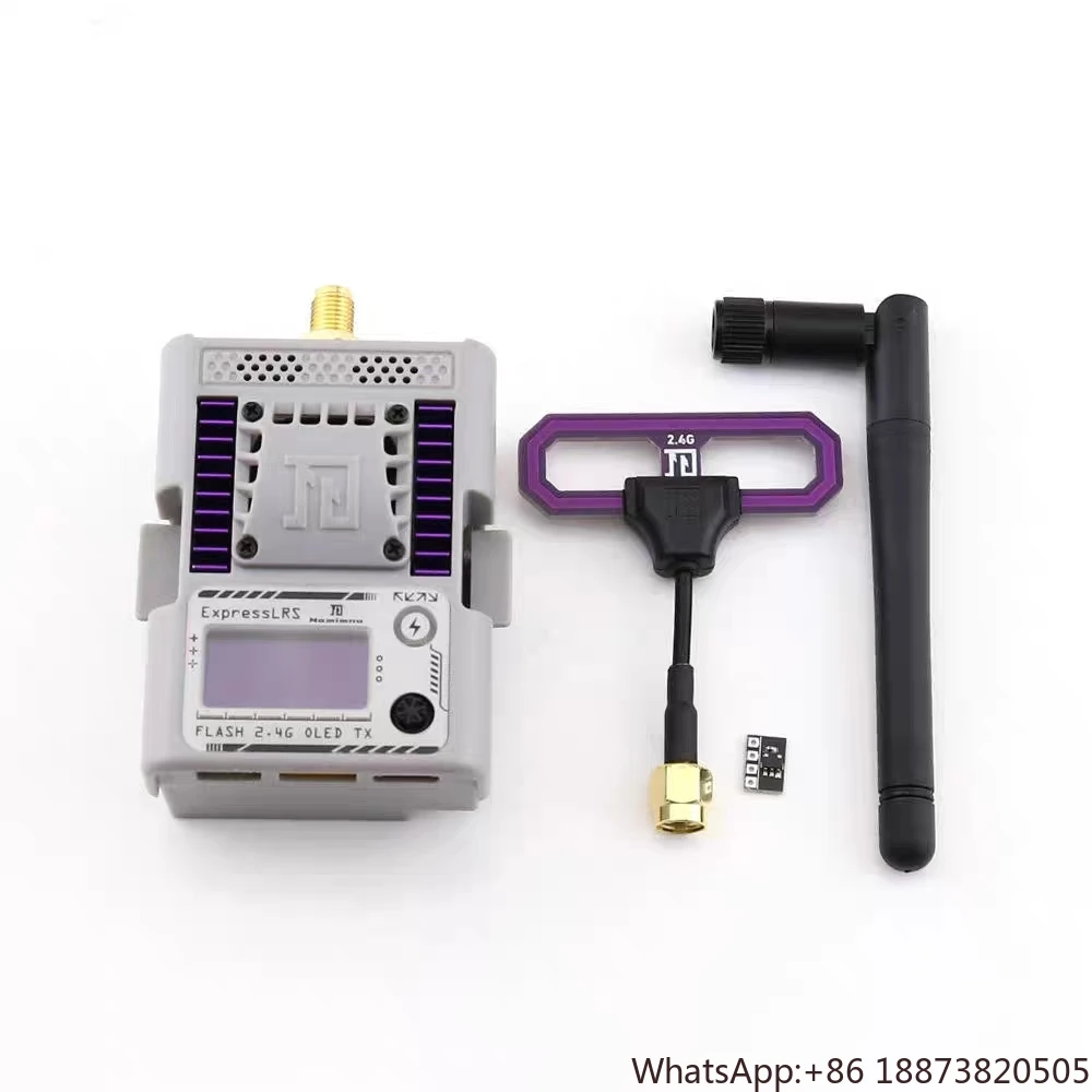 ExpressLRS ELRS 2,4 GHz Flash Low Latency High Refresh Rate TX-Modul Hochfrequenz RC OLED Nano Mini Receiver FPV Drohne